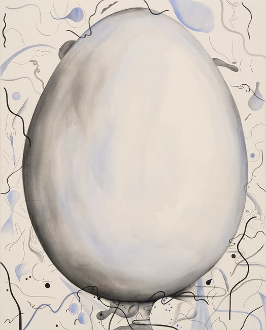 Egg Drawing by Juae Park contemporary artwork