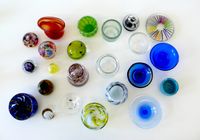 Glass objects by Ludwig Gosewitz contemporary artwork sculpture