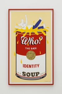 Who's Identity Soup? (Plunged) by Simon Fujiwara contemporary artwork print, drawing