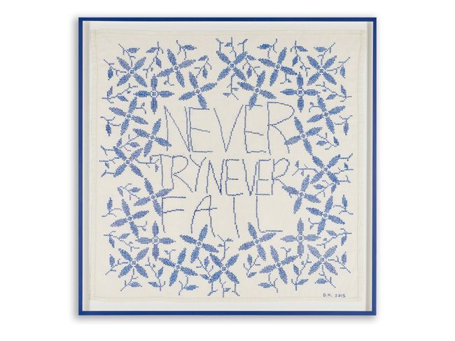 Never Try Never Fail by Des Hughes contemporary artwork