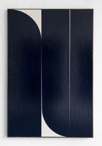 Dark Blue #2 by Johnny Abrahams contemporary artwork painting