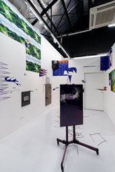 Exhibition view: Fyerool Darma, l♠nd$¢♠pΞ$, Yeo Workshop, Singapore (15 January–27 February 2022). Courtesy Yeo Workshop. Photographed by Ng Wugang.