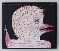 Flesh Bird Head by Tony de Lautour contemporary artwork painting