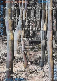 Critical Forests 10 by Imants Tillers contemporary artwork painting