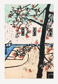 Cotton Tree by June Ho contemporary artwork works on paper, print