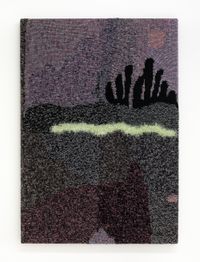 A NIGHT IN THE DESERT 一夜沙漠 by Miranda Fengyuan Zhang contemporary artwork textile