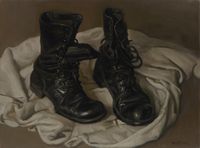 Leather Shoes by Chen Danqing contemporary artwork painting