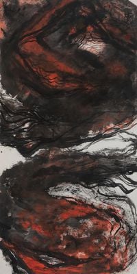 Thinking of My Homeland 思我彊土 by Shen Aiqi contemporary artwork works on paper