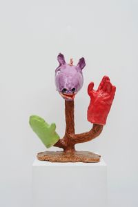 Horse and gloves by Luis Vidal contemporary artwork sculpture