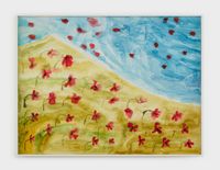 Poppies by Francesco Clemente contemporary artwork painting