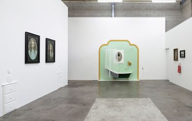 Exhibition view: Heather Straka and Emily Hartley-Skudder, Wendy's Cigarette, Jonathan Smart Gallery, Christchurch (9 May–10 June 2023). Courtesy Jonathan Smart Gallery.