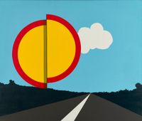 American Landscape by Allan D'Arcangelo contemporary artwork painting