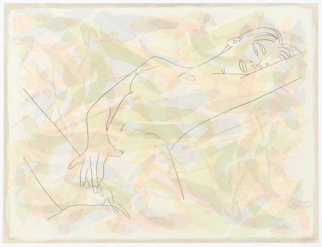 NAUGHTY, LONELY AND HAPPY by Reza Farkhondeh & Ghada Amer contemporary artwork