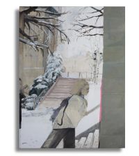 Campus (Snow) by Aubrey Levinthal contemporary artwork painting