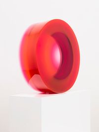 Untitled (parabolic lens) by Fred Eversley contemporary artwork sculpture