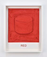 Eight Colorful Inside Jobs: Red by John Baldessari contemporary artwork works on paper, print