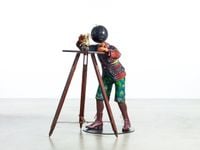 Planets in my Head, Young Geologist by Yinka Shonibare CBE (RA) contemporary artwork sculpture