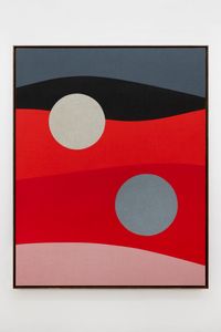 Red Black Blue by Antonio Ballester Moreno contemporary artwork painting