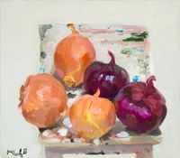 Onions 大洋蔥 by Liu Xiaodong contemporary artwork painting