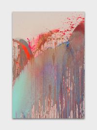 Dracocephalum Austriacum by John M Armleder contemporary artwork mixed media