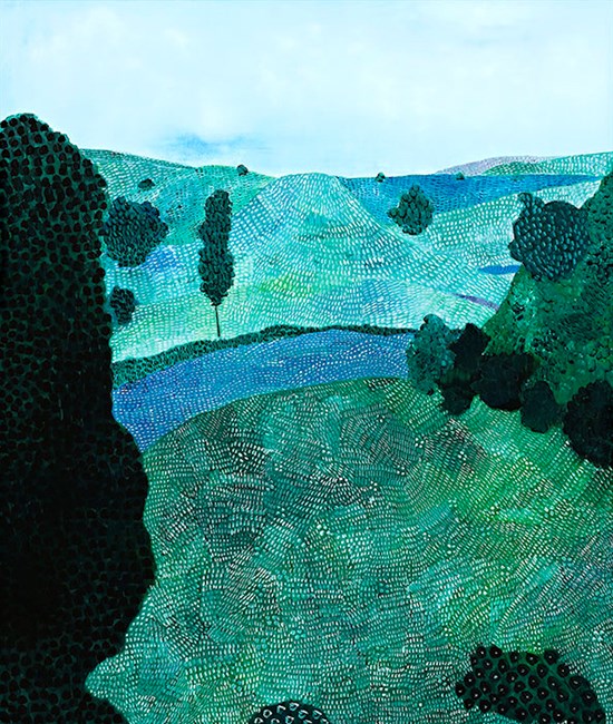Landscape (river) by Sally Ross contemporary artwork