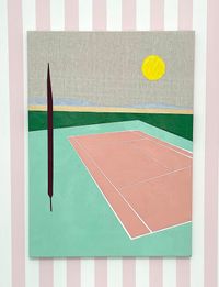 Match Court by Ben Arpea contemporary artwork painting