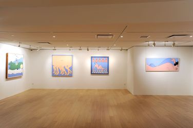 Exhibition view: John Wesley, Paintings: 1960's–2000's, DE SARTHE, Hong Kong (1 October–12 November 2011). Courtesy DE SARTHE.