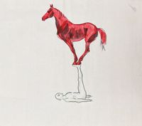 Man and Horse: a Top Act 1 by Antonio Mak contemporary artwork works on paper