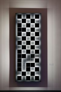 Mosaïque Noire et Blanche by LAb[au] contemporary artwork sculpture, mixed media