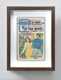 A Man Of Few Words by The Connor Brothers contemporary artwork painting, works on paper, photography, print