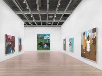 Exhibition view: Henry Taylor: B Side, Whitney Museum of American Art, New York (4 October 2023–28 January 2024). Courtesy Whitney Museum of American Art.
