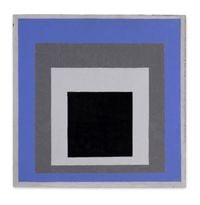 Study to homage to the square: apodictic by Josef Albers contemporary artwork painting