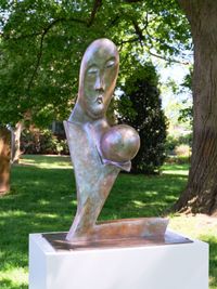 Y Woman by Camille Henrot contemporary artwork sculpture