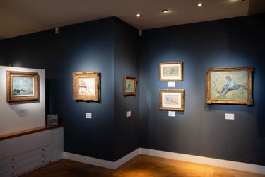 Exhibition view: Camille Pissarro, Works from the Gallery Collection, Stern Pissarro Gallery, London (17 November–11 December 2021). Courtesy Stern Pissarro Gallery, London.