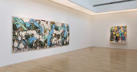 Exhibition view: Group exhibition, Painting and Existence: Chinese, Japanese, and Korean Abstract Painting, Tang Contemporary Art, Beijing (31 October–12 December 2020). Courtesy Tang Contemporary Art. 