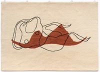 Femme nue by Henri Laurens contemporary artwork textile