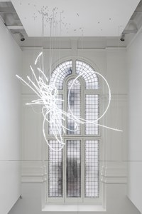 Neon Form (after Noh XIII) by Cerith Wyn Evans contemporary artwork sculpture