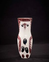 Young wood owl by Pablo Picasso contemporary artwork sculpture, ceramics