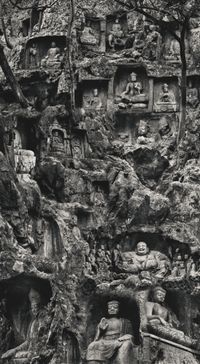 Buddhas of klippe by Cao Mengqin contemporary artwork photography