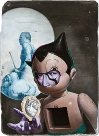 Revealing of the Astro Boy 原子小金剛的真心流露 by Kuo Wei-Kuo contemporary artwork painting, mixed media