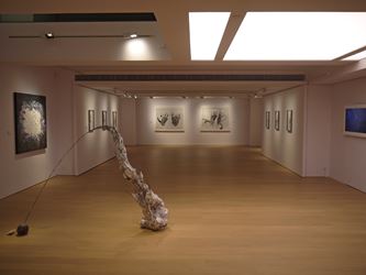 Exhibition view: Hui Hoi-Kiu, Ling Pui Sze, Zhang Yirong, Qiao Yuan, Women + Ink | China + Hong Kong Alisan Fine Arts, Central, Hong Kong (15 August–6 September 2019). Courtesy Alisan Fine Arts.