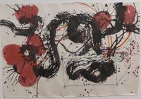 無盡昇天(무진승천)-어항 by Lee Houk contemporary artwork painting, works on paper, drawing, mixed media