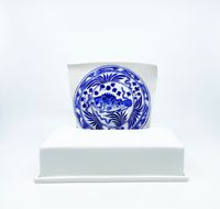 Blue-and-White Fish (Yuan Dynasty) 2 by Angel HUI Hoi Kiu contemporary artwork painting, ceramics