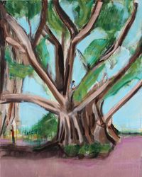 Banyan (Two Boys) by Matthew Krishanu contemporary artwork painting