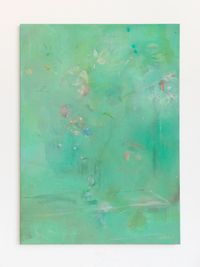 Groene Bloemen (Green Flowers, Willet-Holthuysen House), by Maaike Schoorel contemporary artwork painting, works on paper
