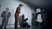 Black and White – Giant Panda by Chia-Wei Hsu contemporary artwork sculpture, moving image