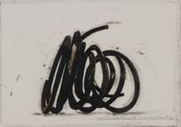 Two Indeterminate Lines by Bernar Venet contemporary artwork mixed media