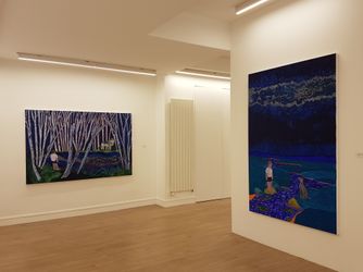 Exhibition view: Tess Dumon, Les Mondes Flottants, Dumonteil Contemporary, Paris (1 July–30 September 2022). Courtesy Dumonteil Contemporary.
