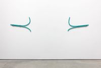Split Bows with Rings (paired) by Ricky Swallow contemporary artwork sculpture