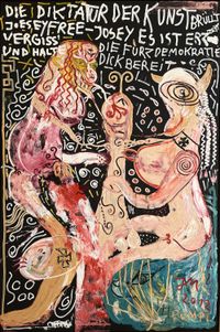 ECHOSEX: 1. MITSCHNACKER “KUNST” BRULLTS: RAN AN DEN SPECK, ES BRINGT’S by Jonathan Messe contemporary artwork painting